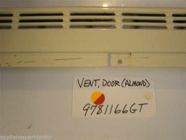 Kitchen Aid STOVE 9781166GT Vent, Door (almond) scratches USED Kitchen Aid STOVE 9781166GT Vent, Door (almond) scratches USED
